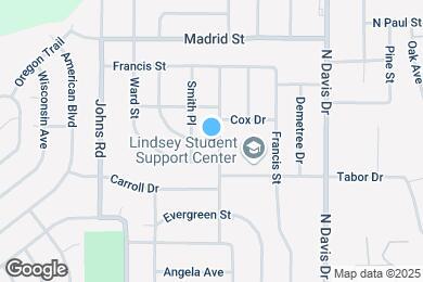 Map image of the property - 405 North Ave
