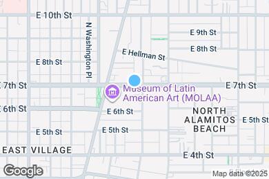 Map image of the property - 1078 E 7th St