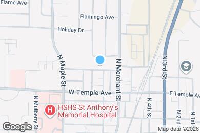 Map image of the property - 402 Illinois Ave