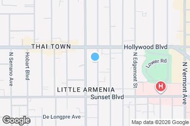 Map image of the property - 1623 N Mariposa Ave