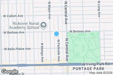 Map image of the property - 4144 N Parkside Ave