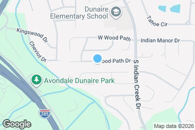 Map image of the property - 3901 Wood Path Dr