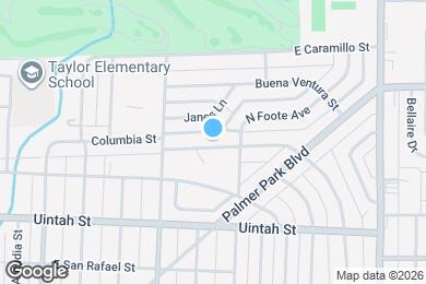 Map image of the property - 1306 Columbia St