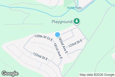 Map image of the property - 12116 182nd Ave E