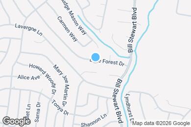 Map image of the property - 205 Lake Forest Dr
