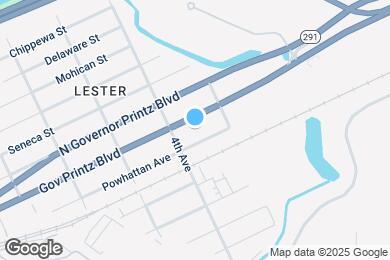 Map image of the property - Delco Apartments