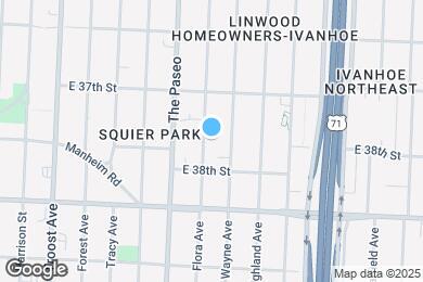 Map image of the property - 3743 Flora Ave