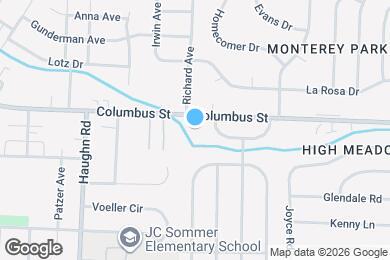 Map image of the property - 2911 Columbus St