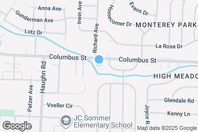 Map image of the property - 2915 Columbus St