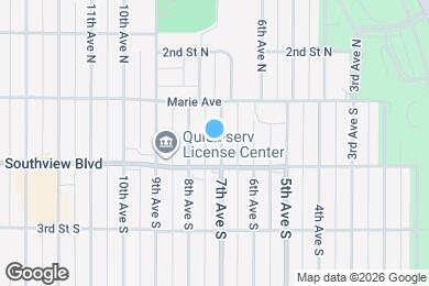 Map image of the property - 136 7th Ave S