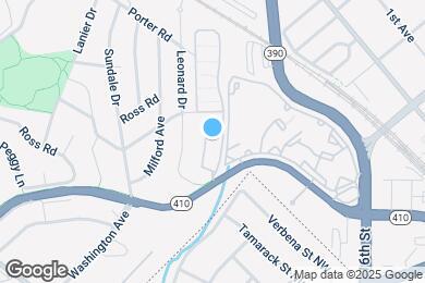 Map image of the property - The Barrington Apartments