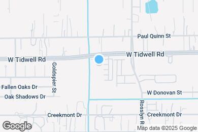 Map image of the property - Fountains at Tidwell Apartments & The Enclave
