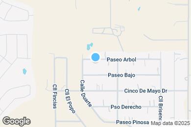 Map image of the property - 12742 Paseo Arbol