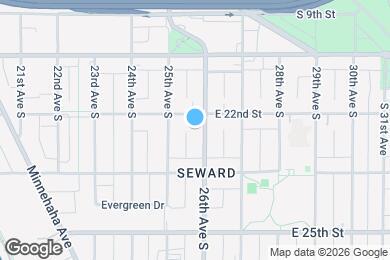 Map image of the property - 2210 26th Ave S