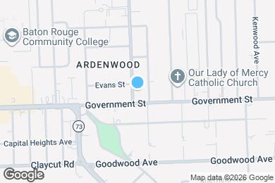 Map image of the property - 427 S Ardenwood Dr