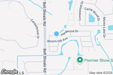 Map image of the property - 1011 Hardwood Dr
