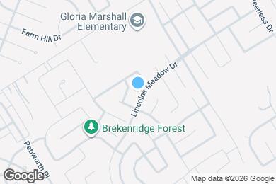 Map image of the property - 2623 Lincolns Meadow Dr
