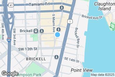 Map image of the property - 1080 Brickell Ave