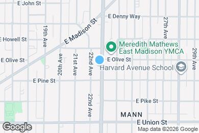 Map image of the property - 1623 23rd Ave