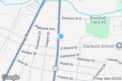 Map image of the property - 820 Mill St