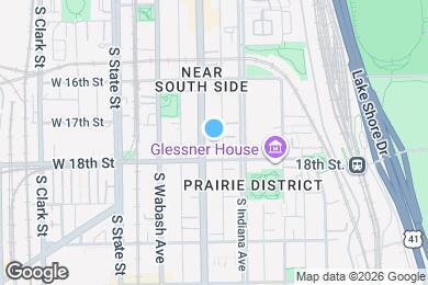 Map image of the property - 1721 S Michigan Ave