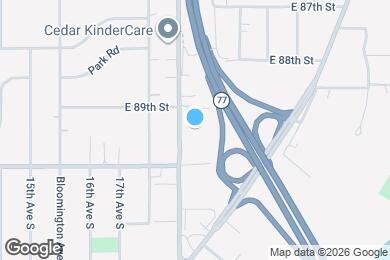 Map image of the property - 8935 Old Cedar Ave S