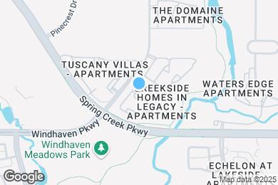 Map image of the property - Creekside at Legacy