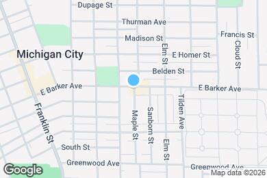 Map image of the property - 517 E Barker Ave