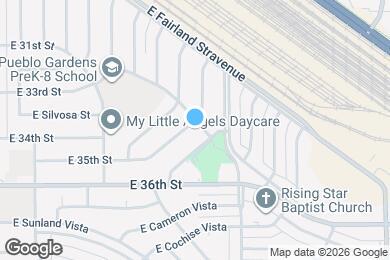 Map image of the property - 2554 E Menor Stra