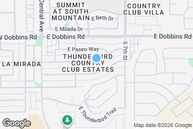 Map image of the property - 347 E La Mirada Dr