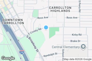 Map image of the property - Meadows Apartments