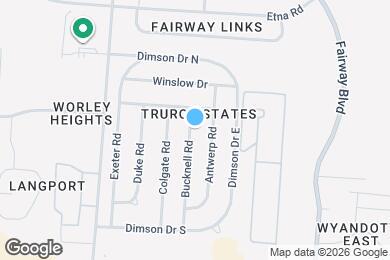 Map image of the property - 890 Bucknell Rd