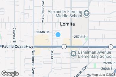 Map image of the property - 25626 Oak St
