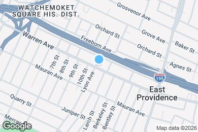 Map image of the property - 208 Warren Ave