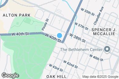 Map image of the property - 809 W 40th St