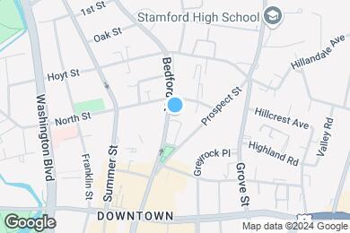 Map image of the property - Bedford Hall Apartments in Downtown Stamford