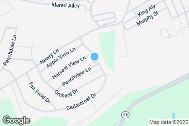 Map image of the property - 586 Peachview Ln