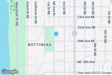 Map image of the property - 2009 2nd St NE
