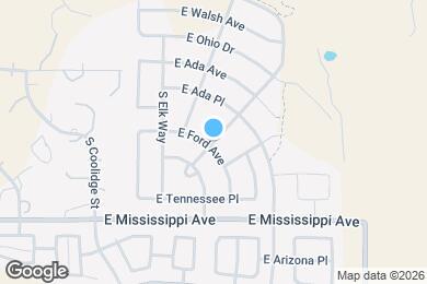 Map image of the property - 1208 S Flat Rock Way