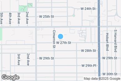 Map image of the property - 2183 W 27th St