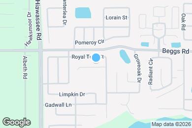 Map image of the property - 6711 King Rail Ct