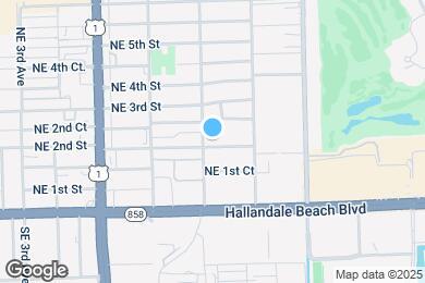 Map image of the property - 1005 NE 2nd St