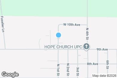 Map image of the property - 520 N 1st St