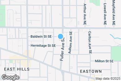 Map image of the property - 45 Fuller Ave SE