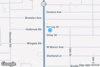 Map image of the property - 625 W Omar St