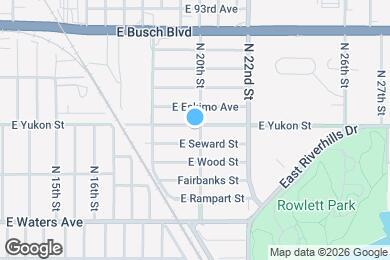 Map image of the property - 8618 N 20th St
