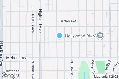 Map image of the property - 806 N Las Palmas Ave