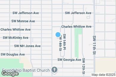 Map image of the property - 1719 SW 14th St
