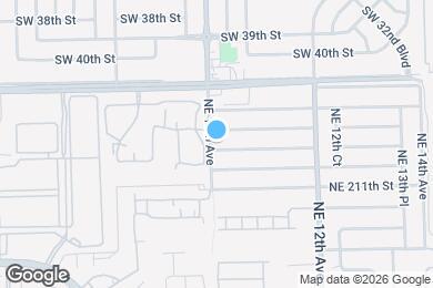 Map image of the property - 1001 NE 212th Ter