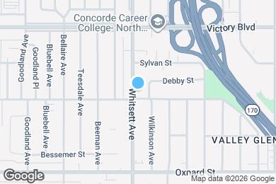 Map image of the property - About 6210 Whitsett Ave